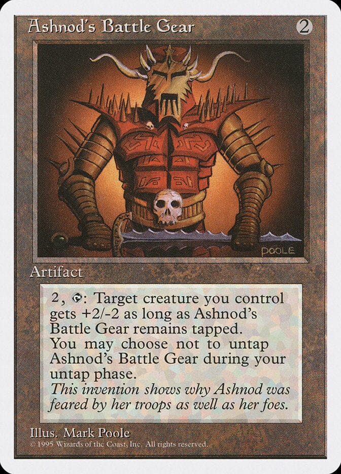 Ashnod's Battle Gear [Fourth Edition] MTG Single Magic: The Gathering  | Multizone: Comics And Games