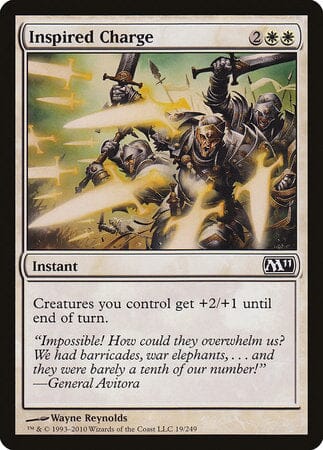Inspired Charge [Magic 2011] MTG Single Magic: The Gathering  | Multizone: Comics And Games