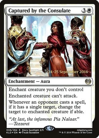Captured by the Consulate [Kaladesh Promos] MTG Single Magic: The Gathering  | Multizone: Comics And Games