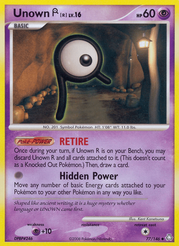 Unown R (77/146) [Diamond & Pearl: Legends Awakened] Pokemon Single Pokémon  | Multizone: Comics And Games