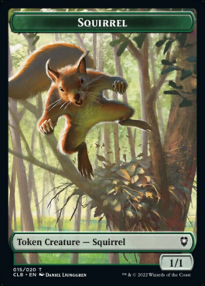 Squirrel Token [Commander Legends: Battle for Baldur's Gate Tokens] MTG Single Magic: The Gathering  | Multizone: Comics And Games