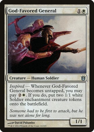 God-Favored General [Born of the Gods] MTG Single Magic: The Gathering  | Multizone: Comics And Games