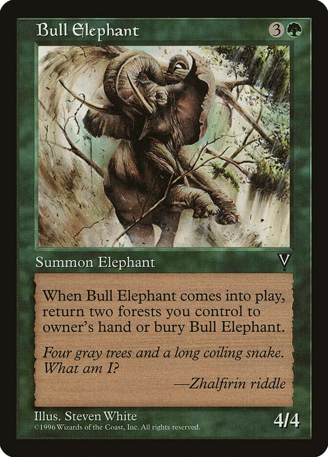 Bull Elephant [Multiverse Gift Box] MTG Single Magic: The Gathering  | Multizone: Comics And Games