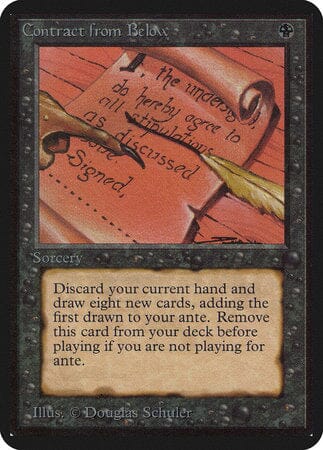 Contract from Below [Limited Edition Alpha] MTG Single Magic: The Gathering  | Multizone: Comics And Games