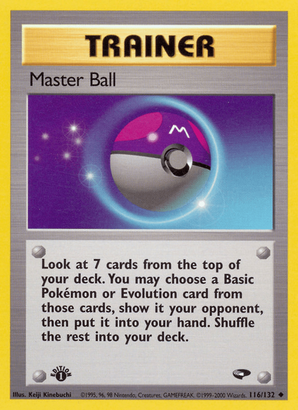 Master Ball (116/132) [Gym Challenge 1st Edition] Pokemon Single Pokémon  | Multizone: Comics And Games
