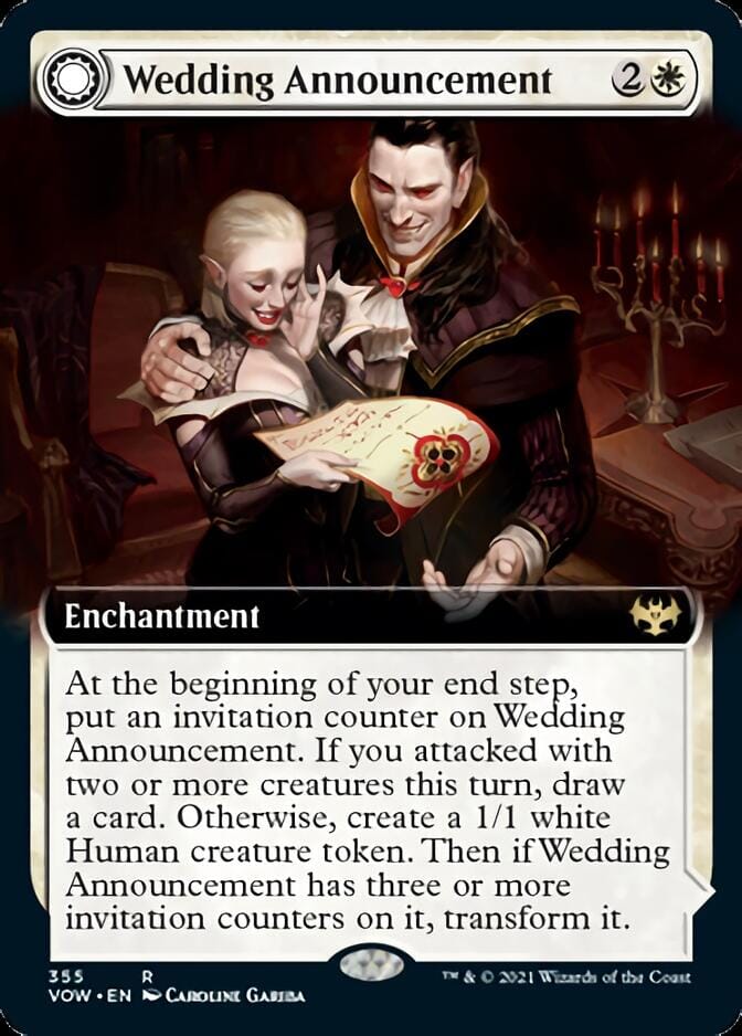 Wedding Announcement // Wedding Festivity (Extended) [Innistrad: Crimson Vow] MTG Single Magic: The Gathering  | Multizone: Comics And Games