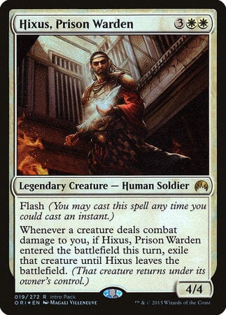 Hixus, Prison Warden [Magic Origins Promos] MTG Single Magic: The Gathering  | Multizone: Comics And Games