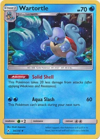 Wartortle (34/214) (Premium Collection Promo) [Sun & Moon: Unbroken Bonds] Pokemon Single Pokémon  | Multizone: Comics And Games