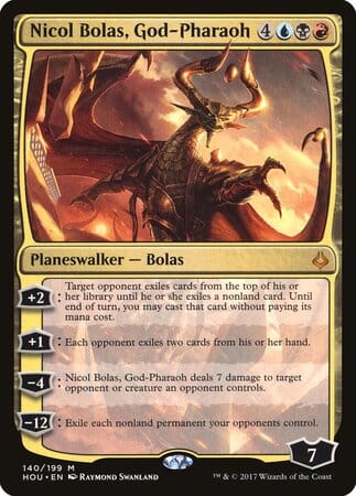 Nicol Bolas, God-Pharaoh [Hour of Devastation] MTG Single Magic: The Gathering  | Multizone: Comics And Games