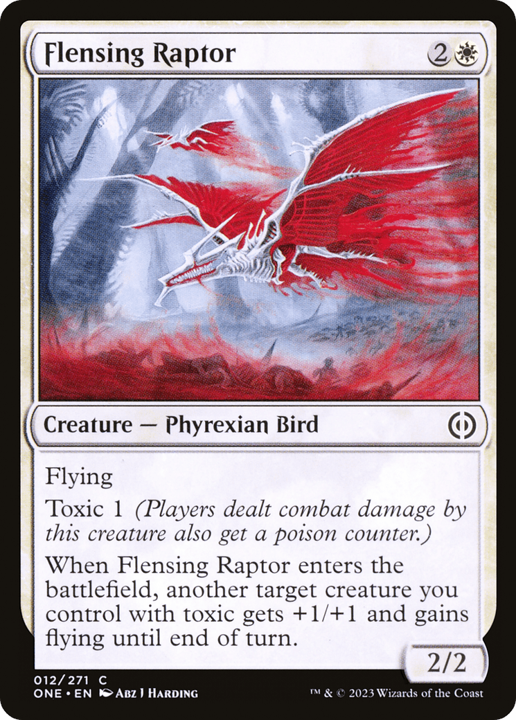 Flensing Raptor [Phyrexia: All Will Be One] MTG Single Magic: The Gathering  | Multizone: Comics And Games