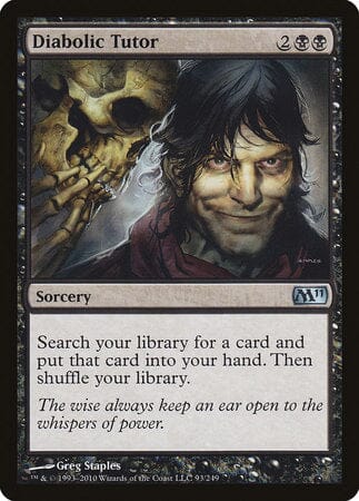 Diabolic Tutor [Magic 2011] MTG Single Magic: The Gathering  | Multizone: Comics And Games