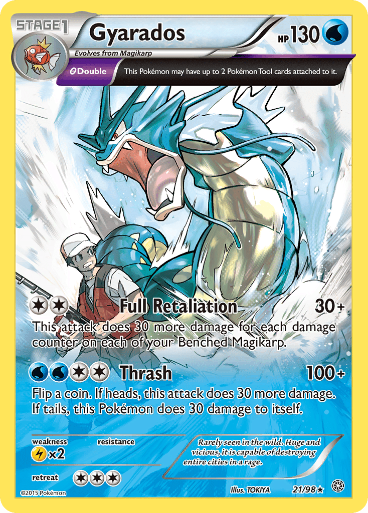 Gyarados (21/98) [XY: Ancient Origins] Pokemon Single Pokémon  | Multizone: Comics And Games