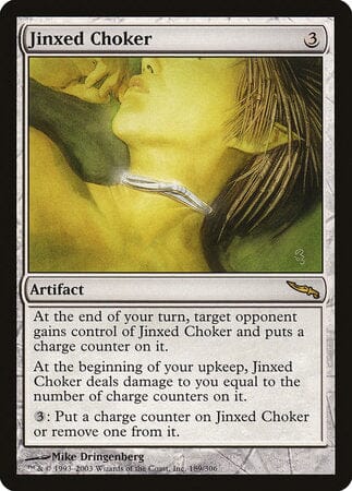 Jinxed Choker [Mirrodin] MTG Single Magic: The Gathering  | Multizone: Comics And Games