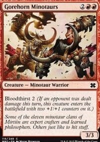 Gorehorn Minotaurs [Modern Masters 2015] MTG Single Magic: The Gathering  | Multizone: Comics And Games