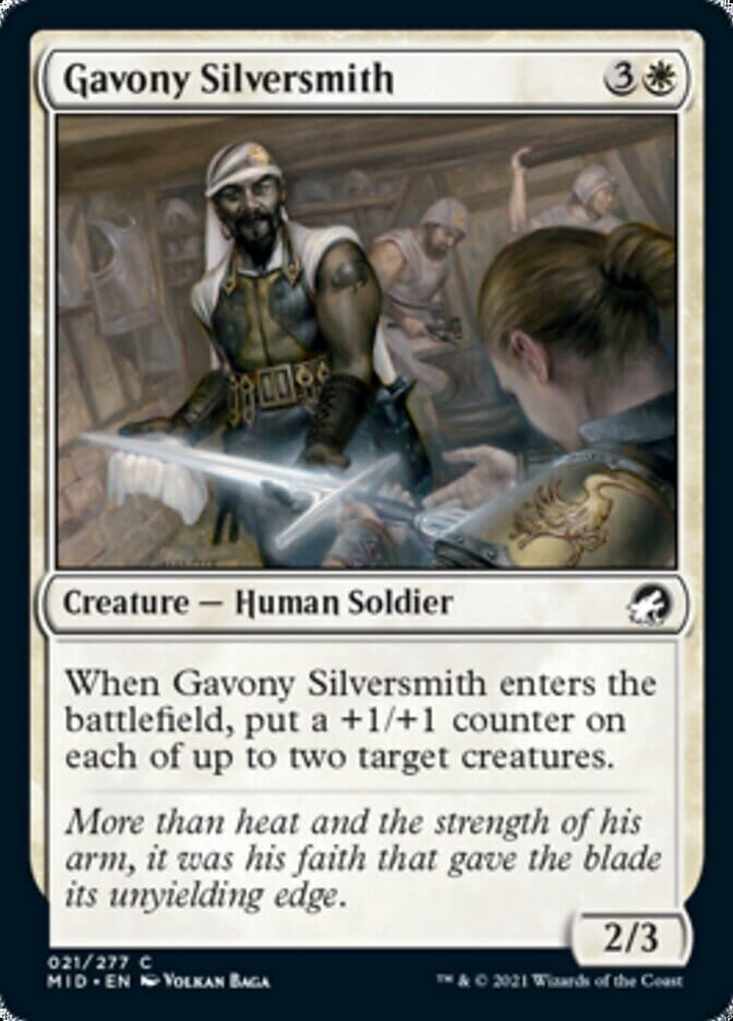 Gavony Silversmith [Innistrad: Midnight Hunt] MTG Single Magic: The Gathering  | Multizone: Comics And Games