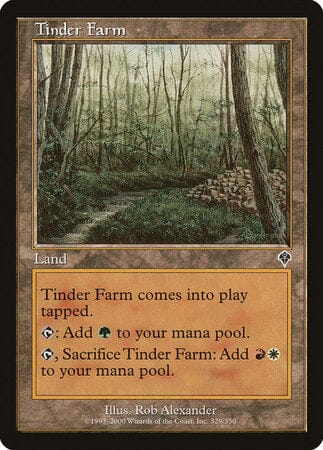 Tinder Farm [Invasion] MTG Single Magic: The Gathering  | Multizone: Comics And Games