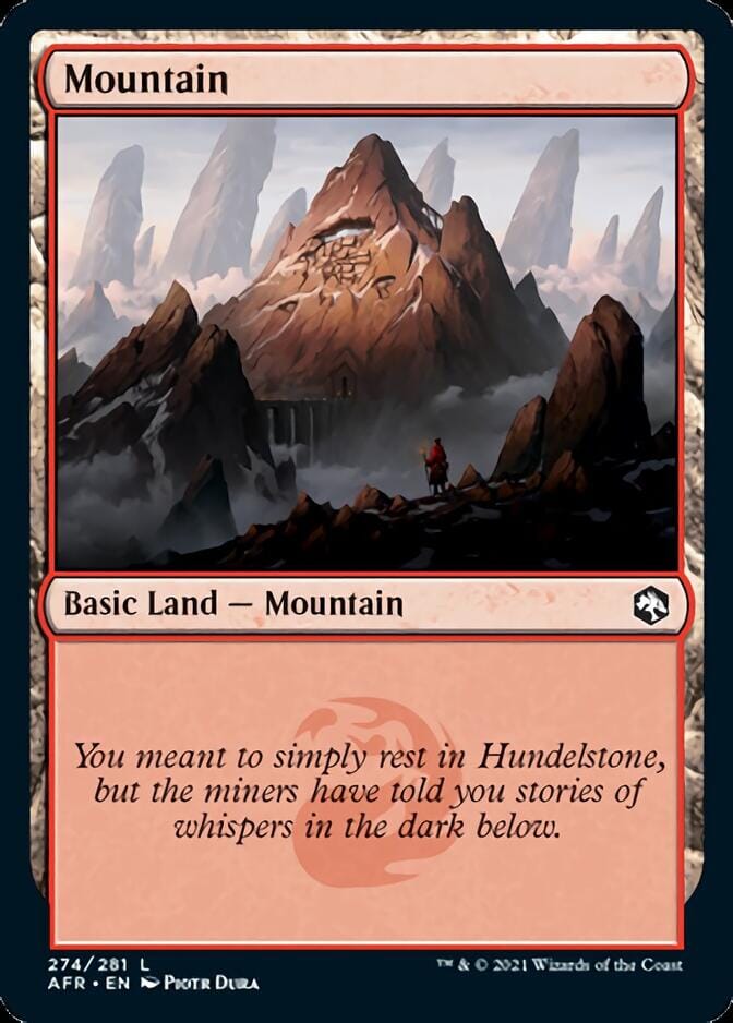Mountain (274) [Dungeons & Dragons: Adventures in the Forgotten Realms] MTG Single Magic: The Gathering  | Multizone: Comics And Games