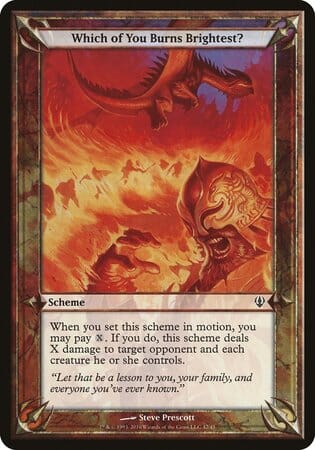 Which of You Burns Brightest? (Archenemy) [Archenemy Schemes] MTG Single Magic: The Gathering  | Multizone: Comics And Games