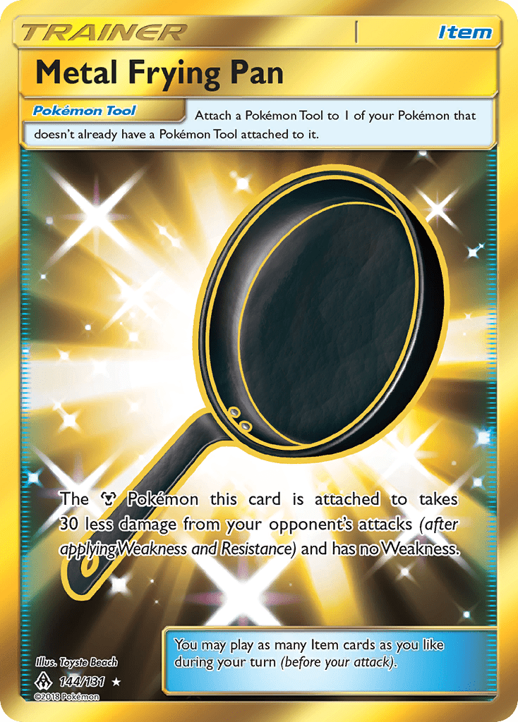 Metal Frying Pan (144/131) [Sun & Moon: Forbidden Light] Pokemon Single Pokémon  | Multizone: Comics And Games
