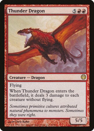 Thunder Dragon [Duel Decks: Knights vs. Dragons] MTG Single Magic: The Gathering  | Multizone: Comics And Games