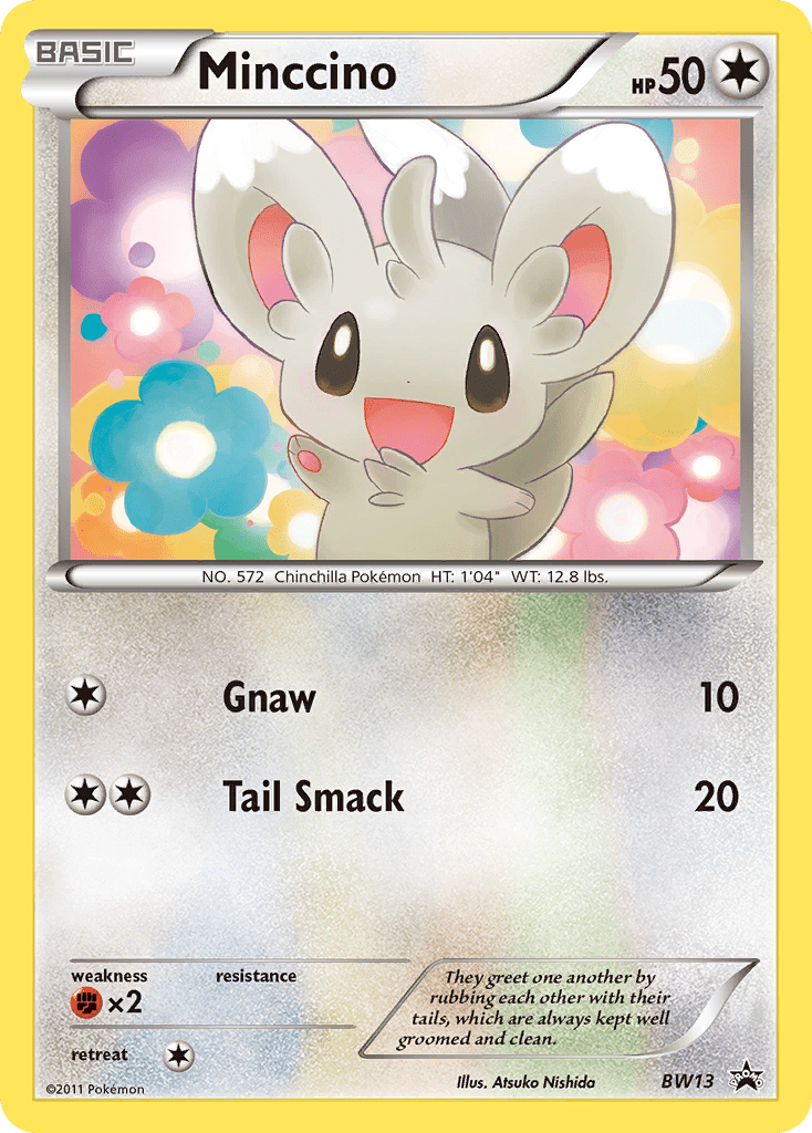 Minccino (BW13) (Cracked Ice Holo) [Black & White: Black Star Promos] Pokemon Single Pokémon  | Multizone: Comics And Games