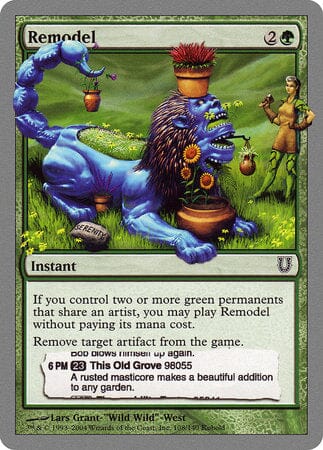 Remodel [Unhinged] MTG Single Magic: The Gathering  | Multizone: Comics And Games