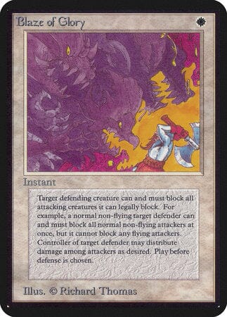 Blaze of Glory [Limited Edition Alpha] MTG Single Magic: The Gathering  | Multizone: Comics And Games