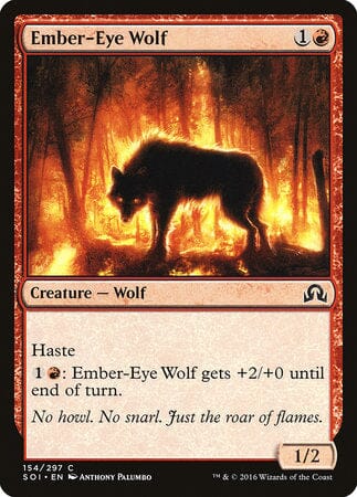 Ember-Eye Wolf [Shadows over Innistrad] MTG Single Magic: The Gathering  | Multizone: Comics And Games
