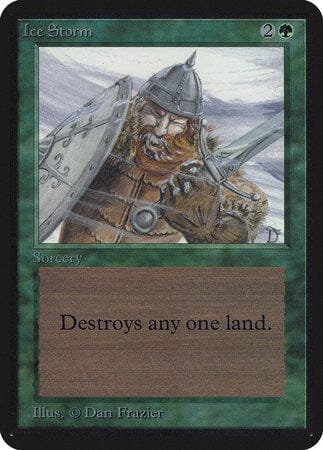 Ice Storm [Limited Edition Alpha] MTG Single Magic: The Gathering  | Multizone: Comics And Games