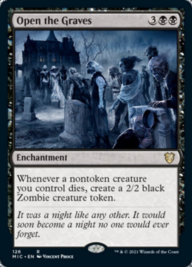 Open the Graves [Innistrad: Midnight Hunt Commander] MTG Single Magic: The Gathering  | Multizone: Comics And Games