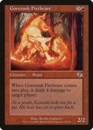 Goretusk Firebeast [Judgment] MTG Single Magic: The Gathering  | Multizone: Comics And Games