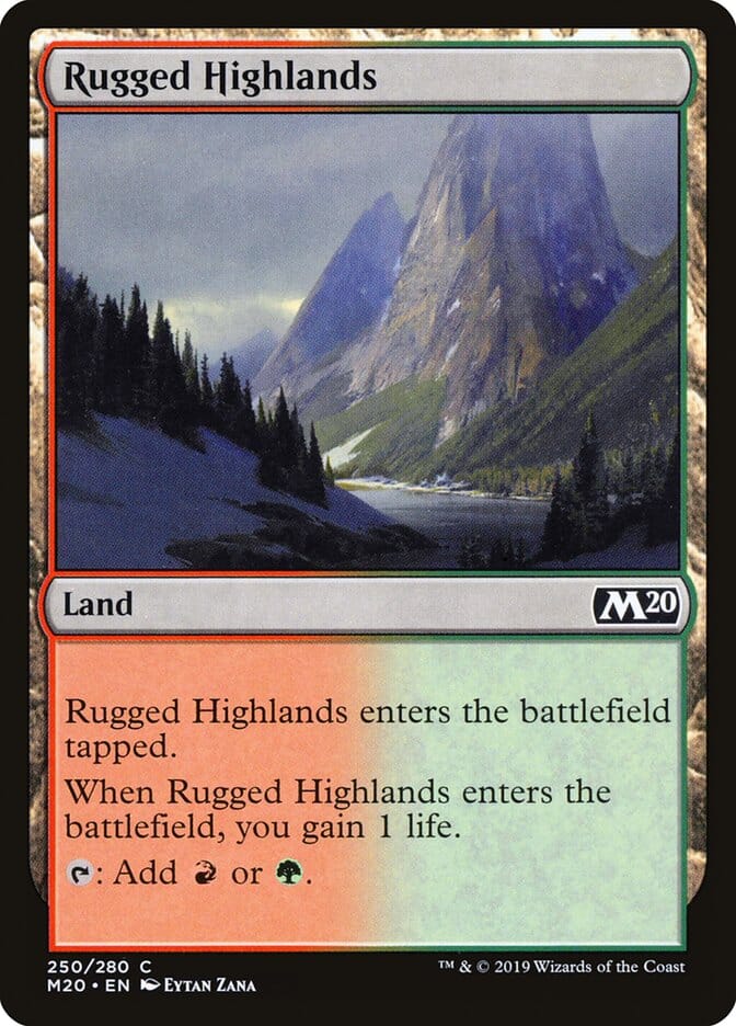 Rugged Highlands [Core Set 2020] MTG Single Magic: The Gathering  | Multizone: Comics And Games