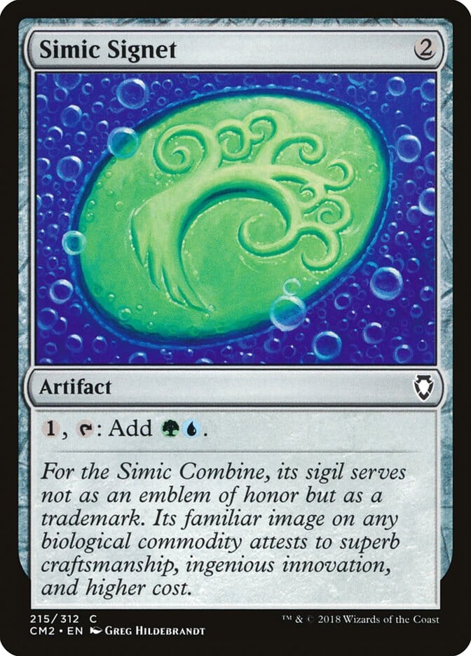 Simic Signet (215/312) [Commander Anthology Volume II] MTG Single Magic: The Gathering  | Multizone: Comics And Games