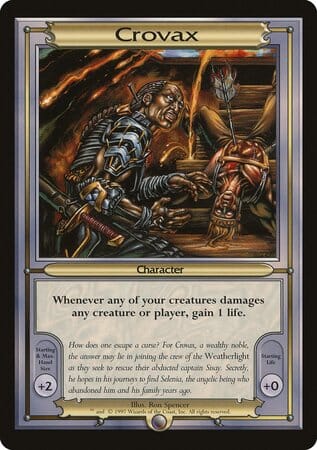 Crovax (Oversize) [Vanguard Series] MTG Single Magic: The Gathering  | Multizone: Comics And Games