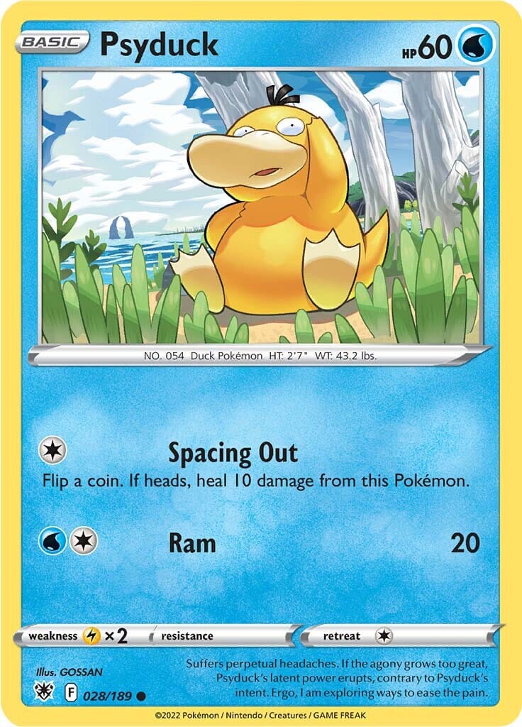 Psyduck (028/189) [Sword & Shield: Astral Radiance] Pokemon Single Pokémon  | Multizone: Comics And Games