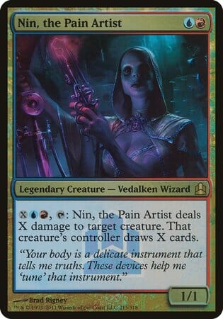 Nin, the Pain Artist (Commander Launch Promo) [Commander 2011 Launch Party] MTG Single Magic: The Gathering  | Multizone: Comics And Games