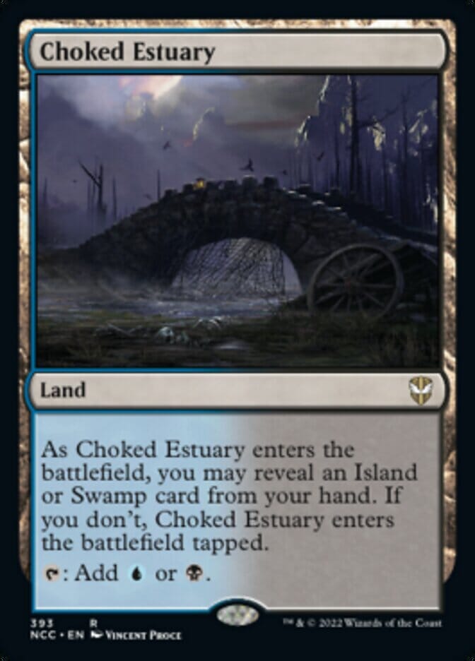 Choked Estuary [Streets of New Capenna Commander] MTG Single Magic: The Gathering  | Multizone: Comics And Games