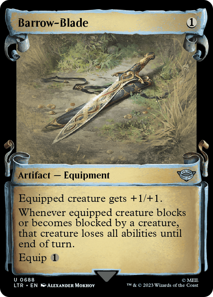 Barrow-Blade [The Lord of the Rings: Tales of Middle-Earth Showcase Scrolls] MTG Single Magic: The Gathering  | Multizone: Comics And Games