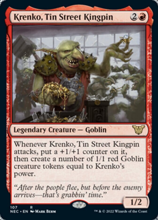 Krenko, Tin Street Kingpin [Kamigawa: Neon Dynasty Commander] MTG Single Magic: The Gathering  | Multizone: Comics And Games