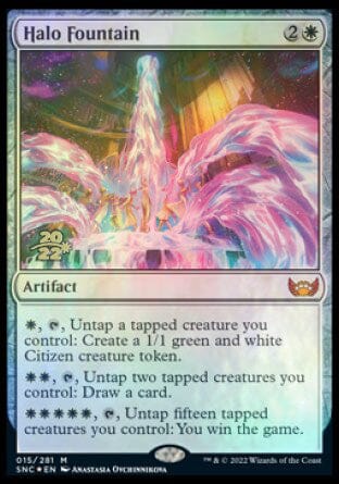 Halo Fountain [Streets of New Capenna Prerelease Promos] MTG Single Magic: The Gathering  | Multizone: Comics And Games