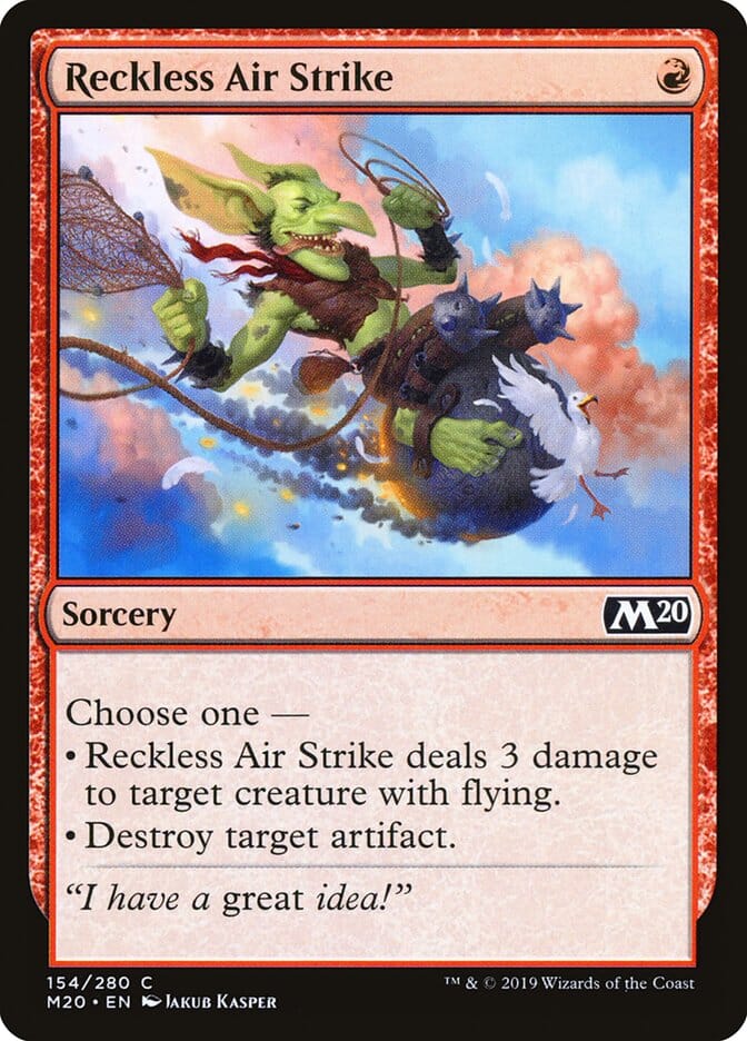 Reckless Air Strike [Core Set 2020] MTG Single Magic: The Gathering  | Multizone: Comics And Games