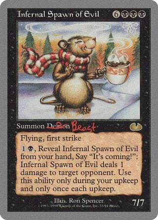 Infernal Spawn of Evil [Unglued] MTG Single Magic: The Gathering  | Multizone: Comics And Games