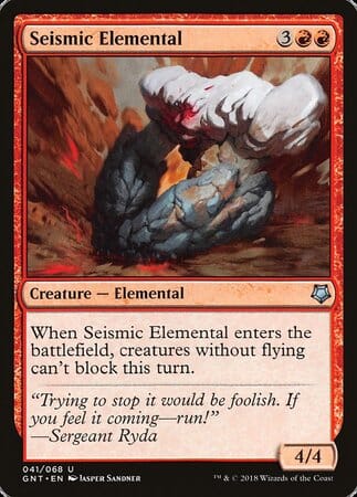 Seismic Elemental [Game Night] MTG Single Magic: The Gathering  | Multizone: Comics And Games