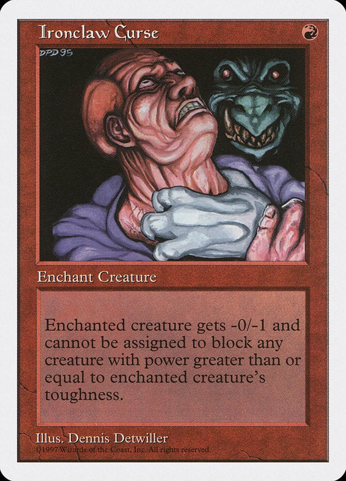 Ironclaw Curse [Fifth Edition] MTG Single Magic: The Gathering  | Multizone: Comics And Games