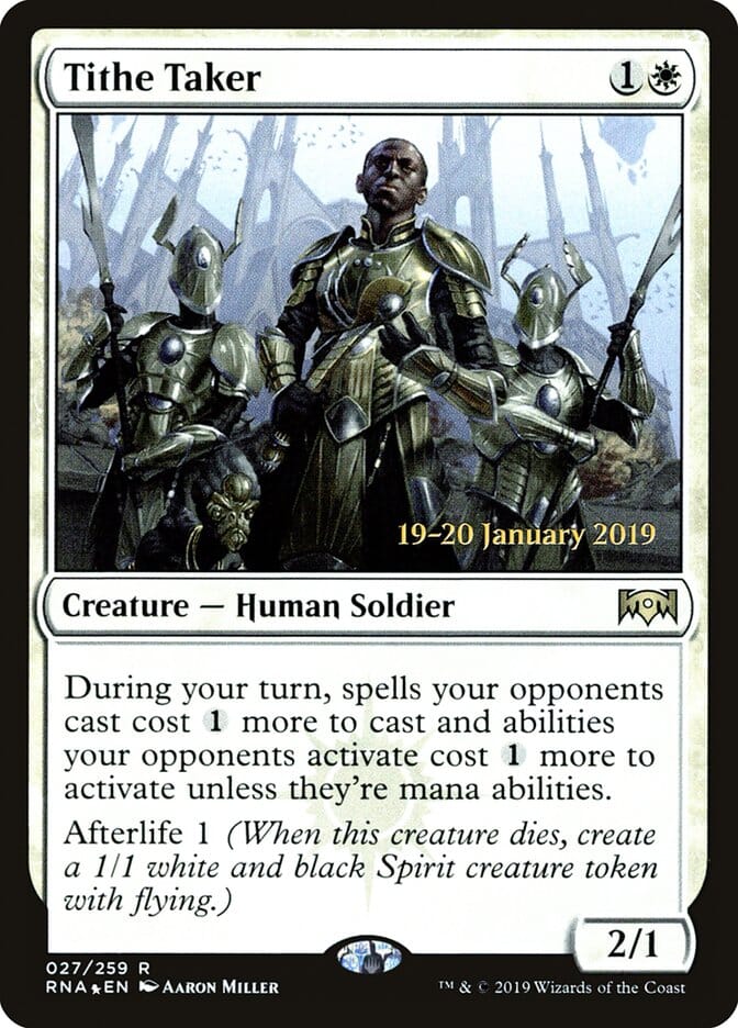 Tithe Taker [Ravnica Allegiance Prerelease Promos] MTG Single Magic: The Gathering  | Multizone: Comics And Games