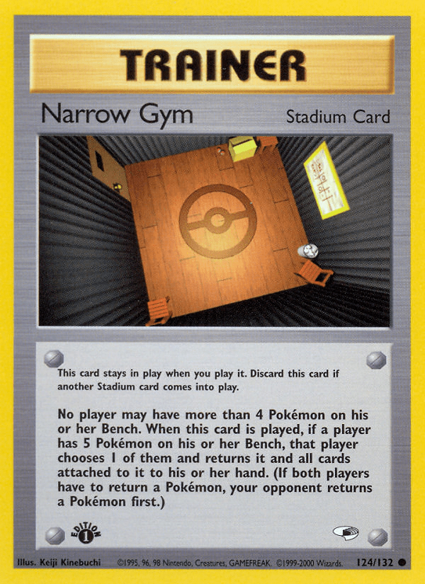 Narrow Gym (124/132) [Gym Heroes 1st Edition] Pokemon Single Pokémon  | Multizone: Comics And Games
