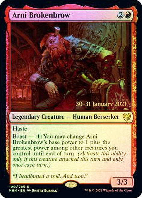Arni Brokenbrow [Kaldheim Prerelease Promos] MTG Single Magic: The Gathering  | Multizone: Comics And Games