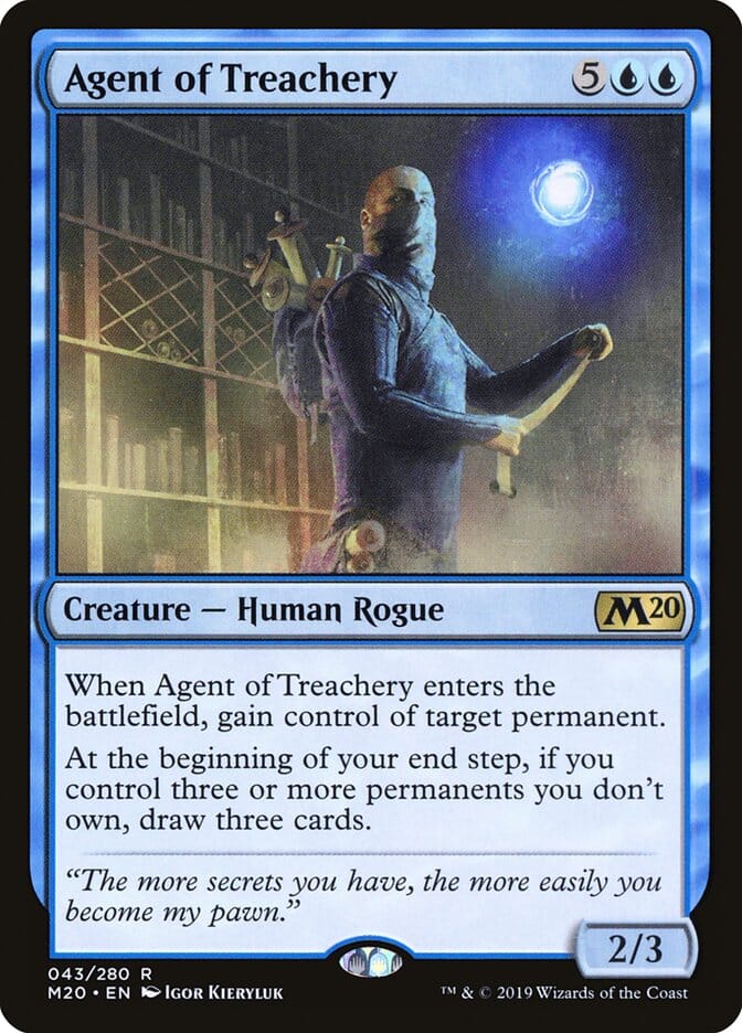 Agent of Treachery [Core Set 2020] MTG Single Magic: The Gathering  | Multizone: Comics And Games