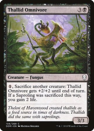 Thallid Omnivore [Dominaria] MTG Single Magic: The Gathering  | Multizone: Comics And Games