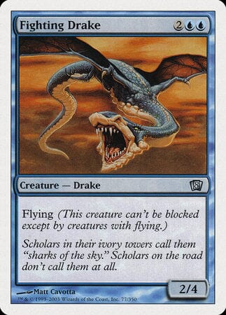 Fighting Drake [Eighth Edition] MTG Single Magic: The Gathering  | Multizone: Comics And Games